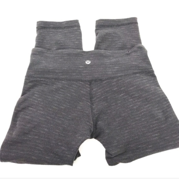 lululemon athletica Pants - Lululemon Wunder Under Pique Cropped
